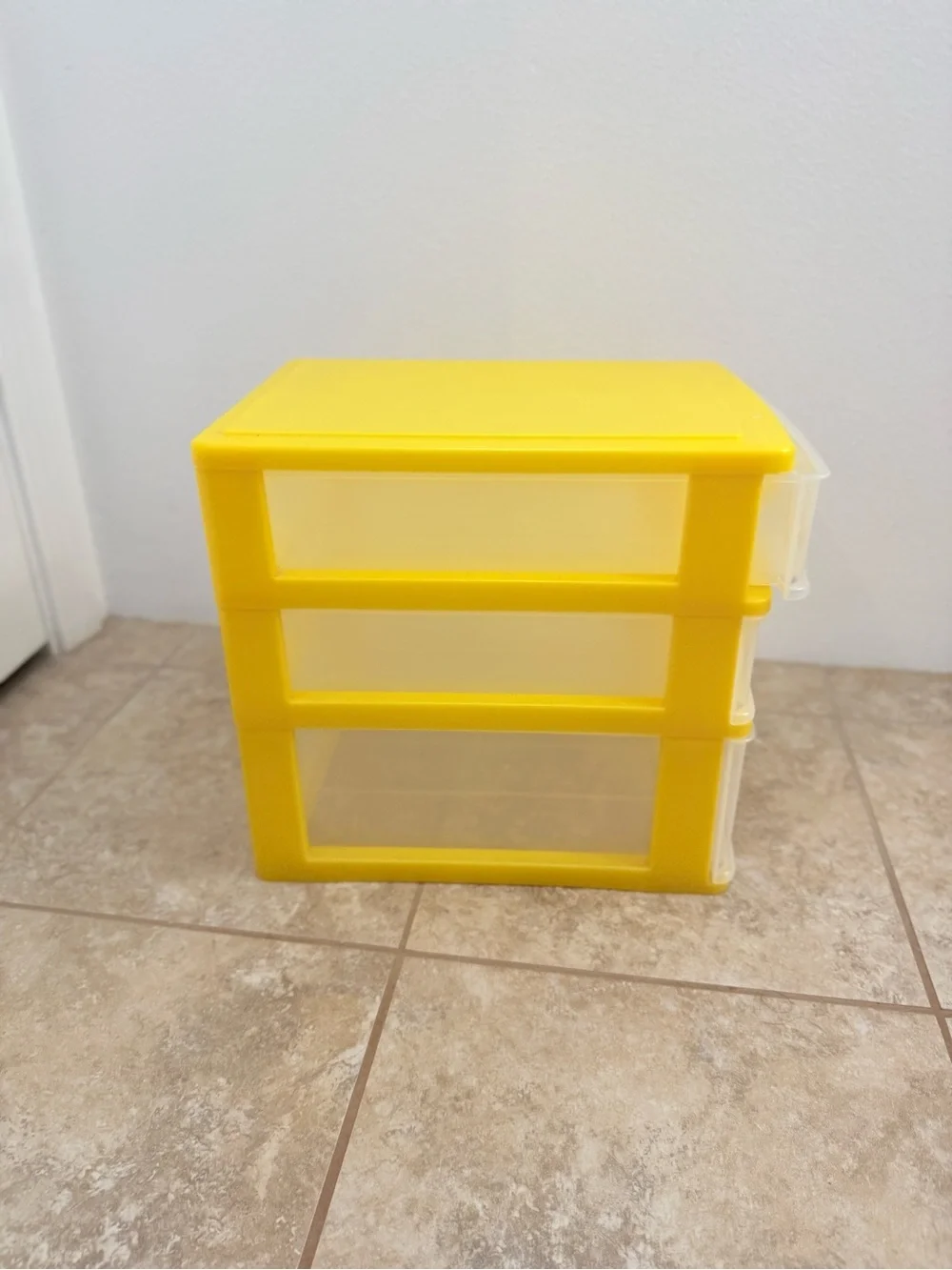 Large Sanrio Pompompurin Plastic Chest box  organizer drawers 2000 Vintage
